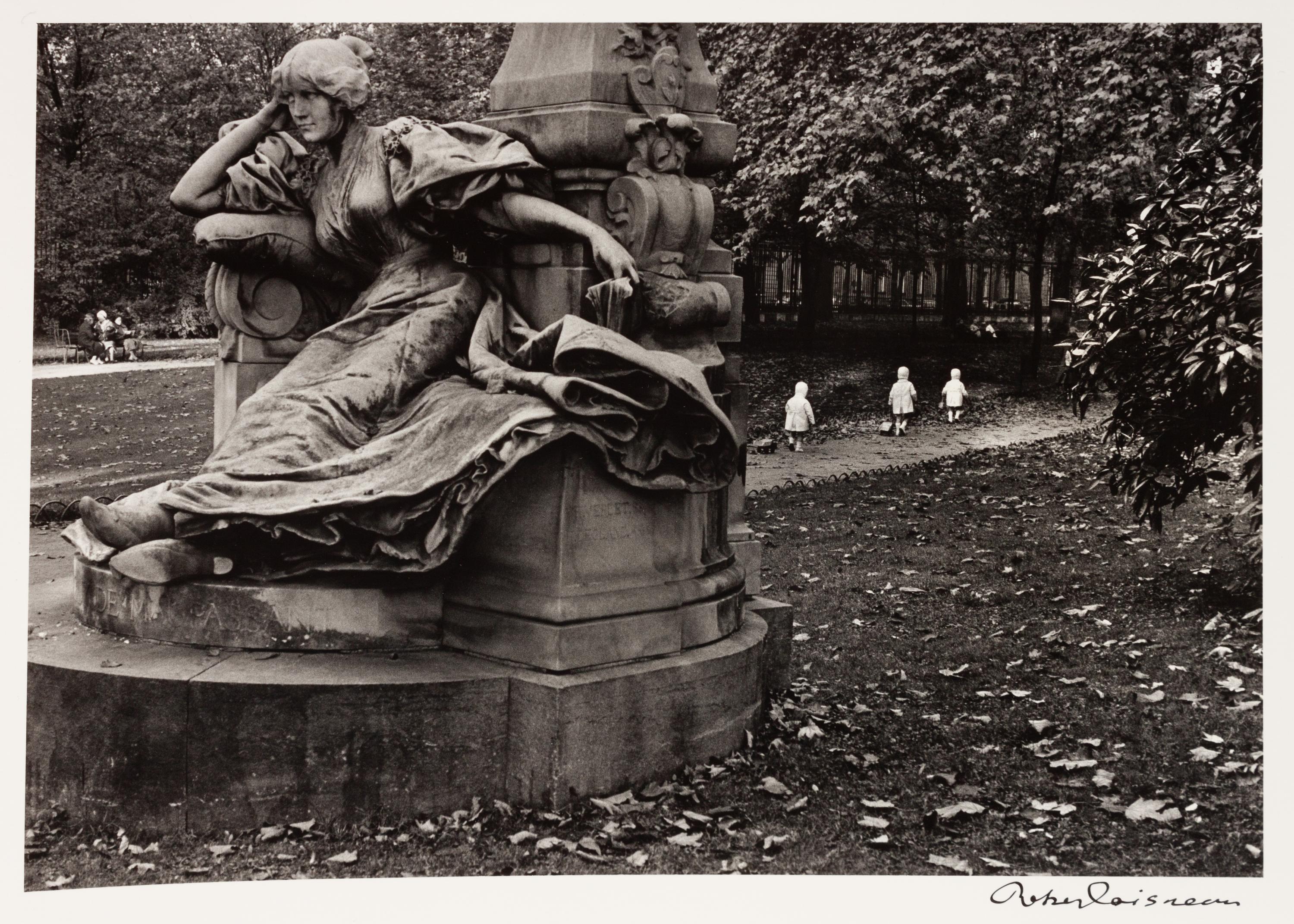 A pair of photographs ( Trois Petits Enfants Blancs , 1971; Les Pieds Aux Murs , 1934)