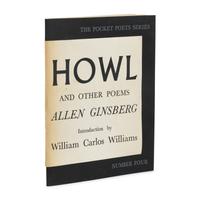 Ginsberg, Allen (1926-1997). Howl and Other Poems . With an Introduction by William Carlos Williams. San Francisco: The City Lights Pocket Bookshop, 1956.