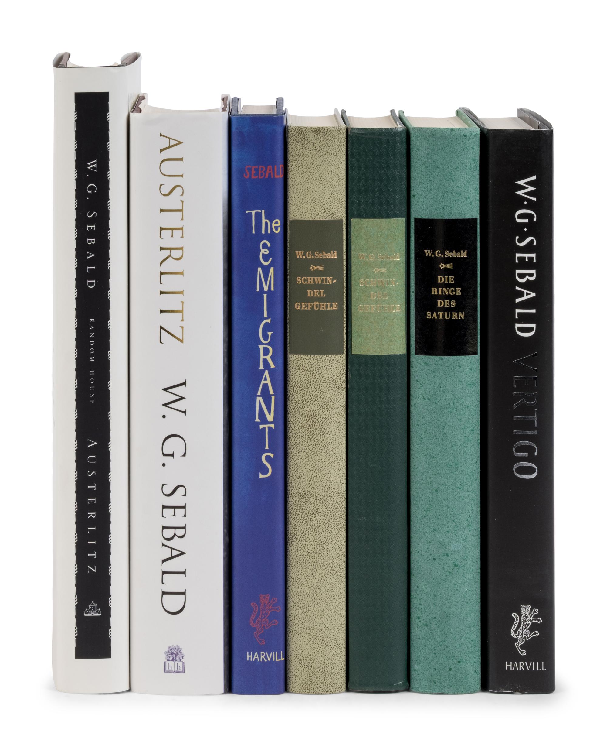 [Literature] Sebald, W.G. Group of 7 Titles