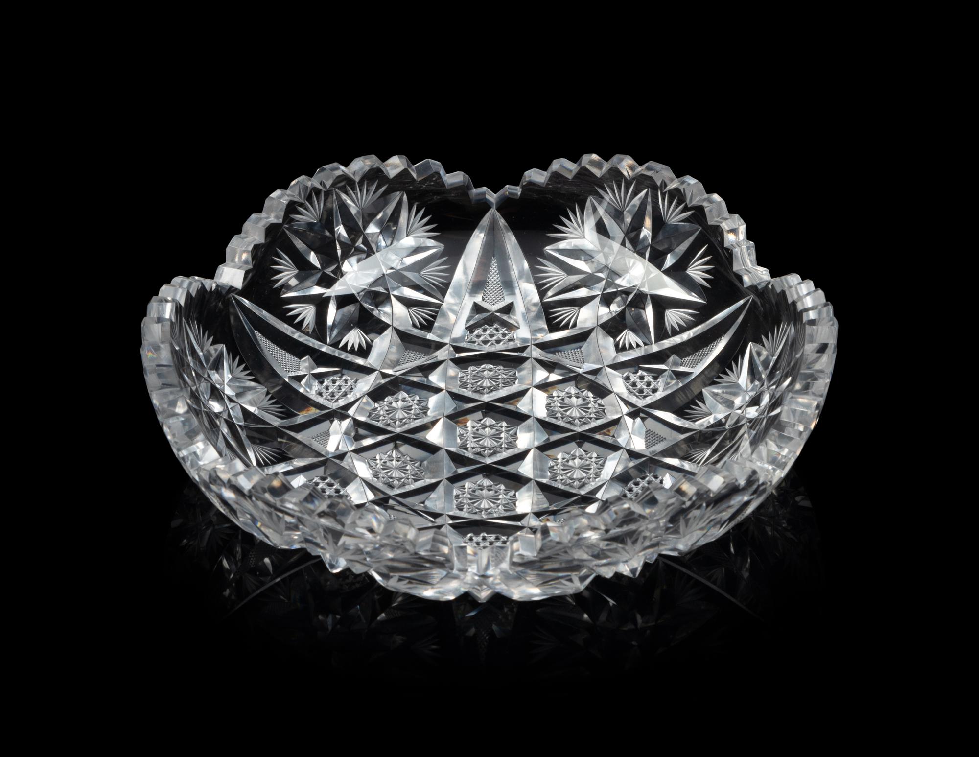 A Collection of Cut Glass Articles