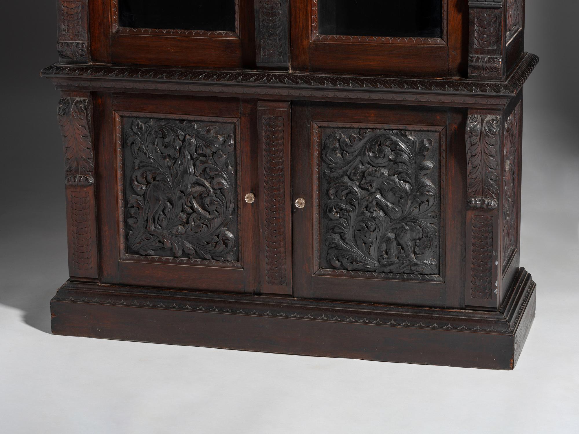 Cincinnati Art-Carved Cabinet Last Quarter 19th Century