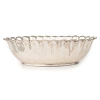 Sterling Silver Tiffany & Co. Bowl, Enhanced by Artist with Inlaid Chrysocolla Cabochons