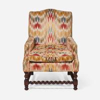 A group of three oak and walnut chairs 18th and late 19th / early 20th century