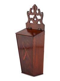 A Federal Mahogany Knife Box
