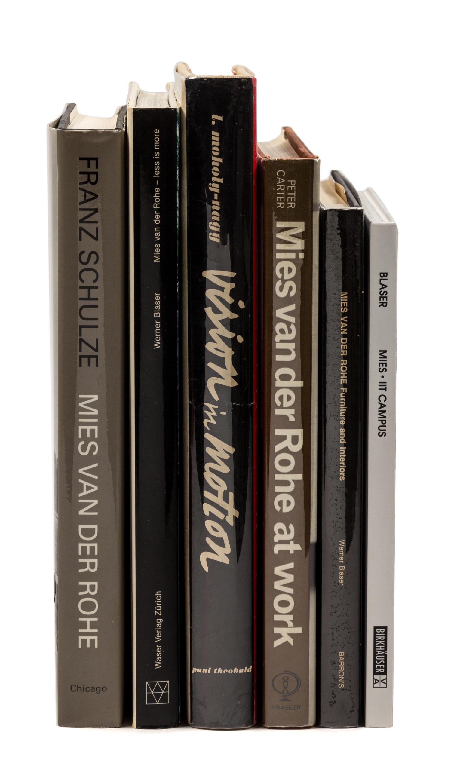 [ARCHITECTURE] -- [Mies van der Rohe, Ludwig (1886-1969)]. A group of 15 works about Ludwig Mies van der Rohe and the Bauhaus movement, including: