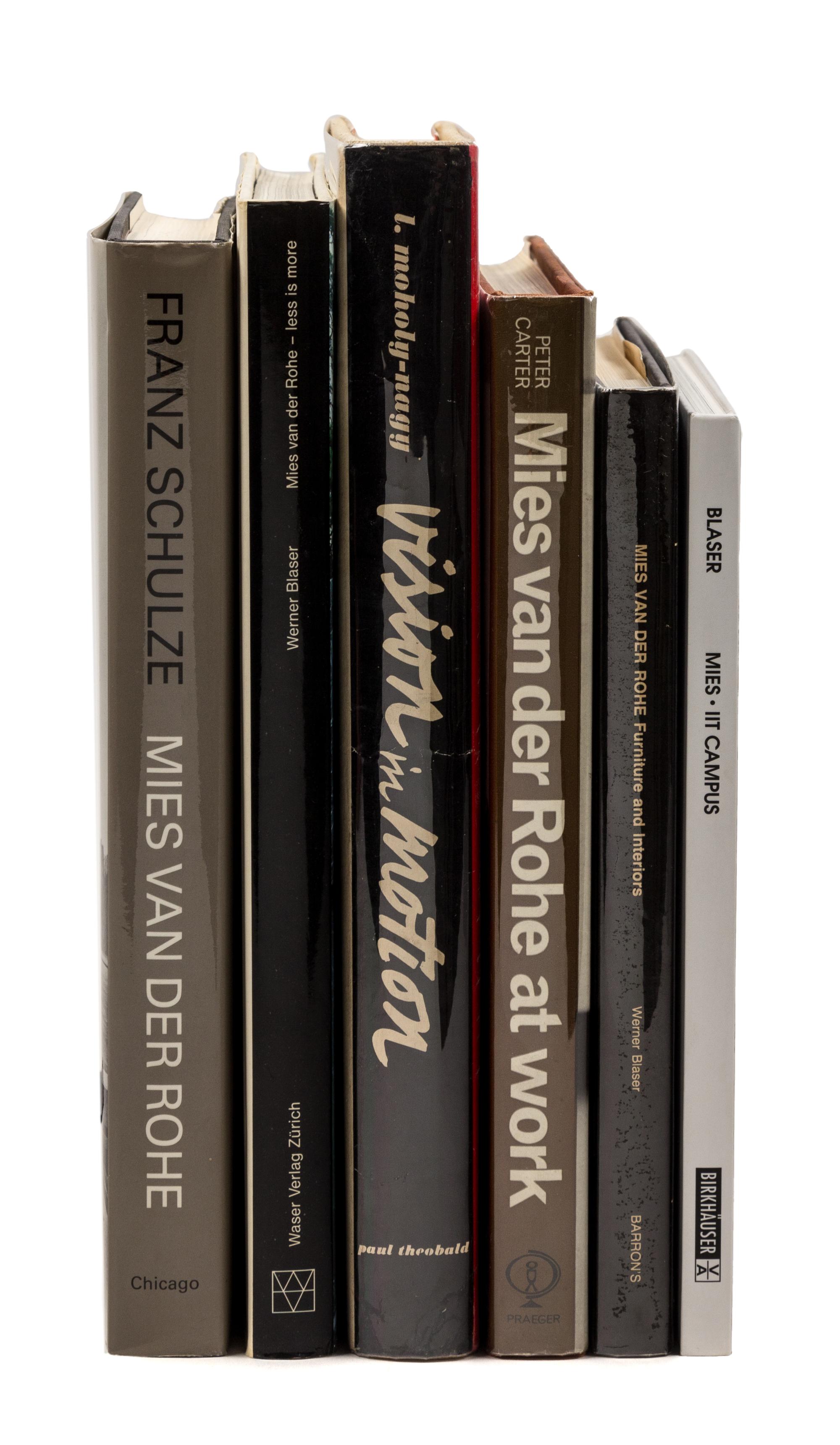 [ARCHITECTURE] -- [Mies van der Rohe, Ludwig (1886-1969)]. A group of 15 works about Ludwig Mies van der Rohe and the Bauhaus movement, including: