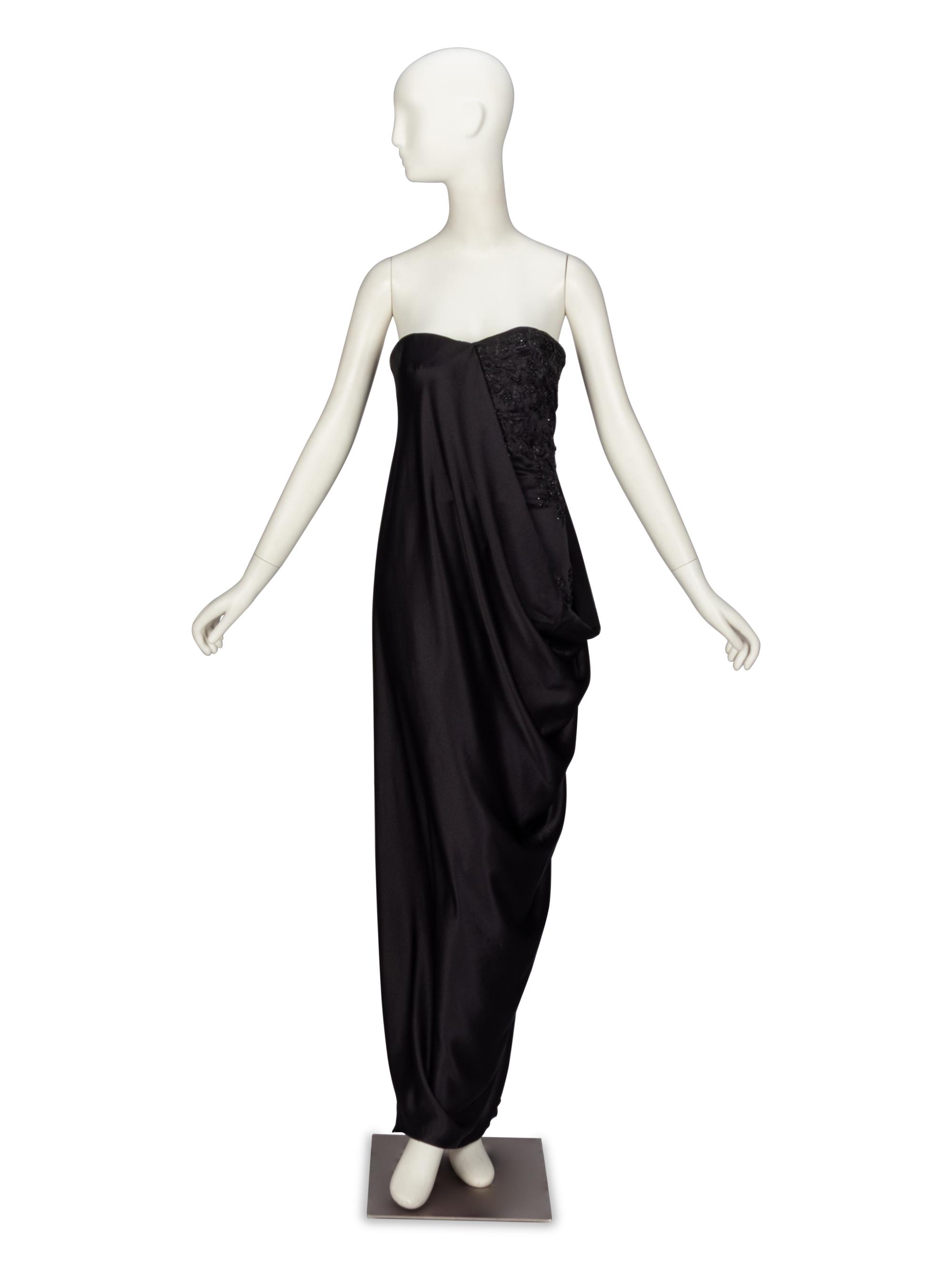 Important Alexander McQueen, Strapless Draped Gown, A/W 2008