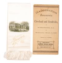[CLEVELAND, Grover (1837-1908)]. A collection of invitations, calling cards, and ephemera related to the inauguration and presidency of Grover Cleveland, comprising: