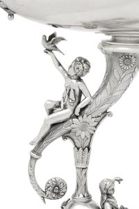 A Reed and Barton Figural Silver-Plate Centerpiece