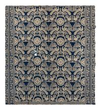 Two Cotton and Wool Jacquard Coverlets