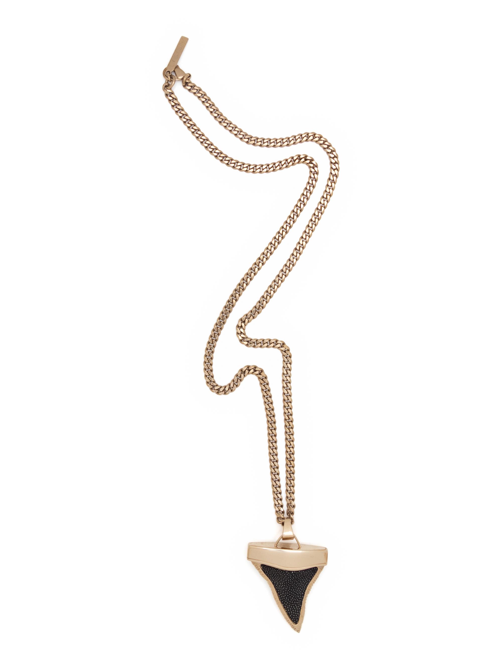 Givenchy, Shark Tooth Pendant Necklace