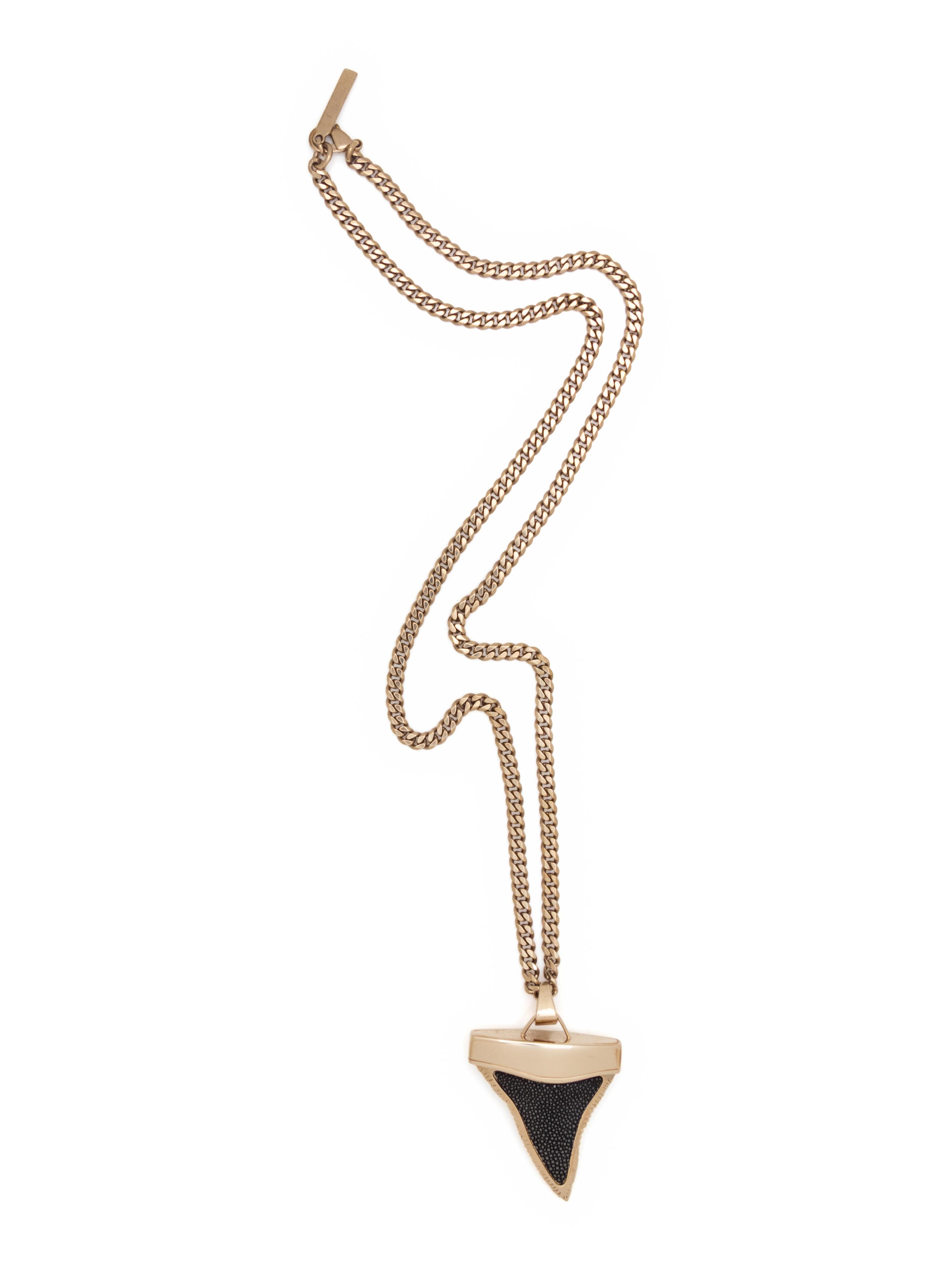 Givenchy, Shark Tooth Pendant Necklace