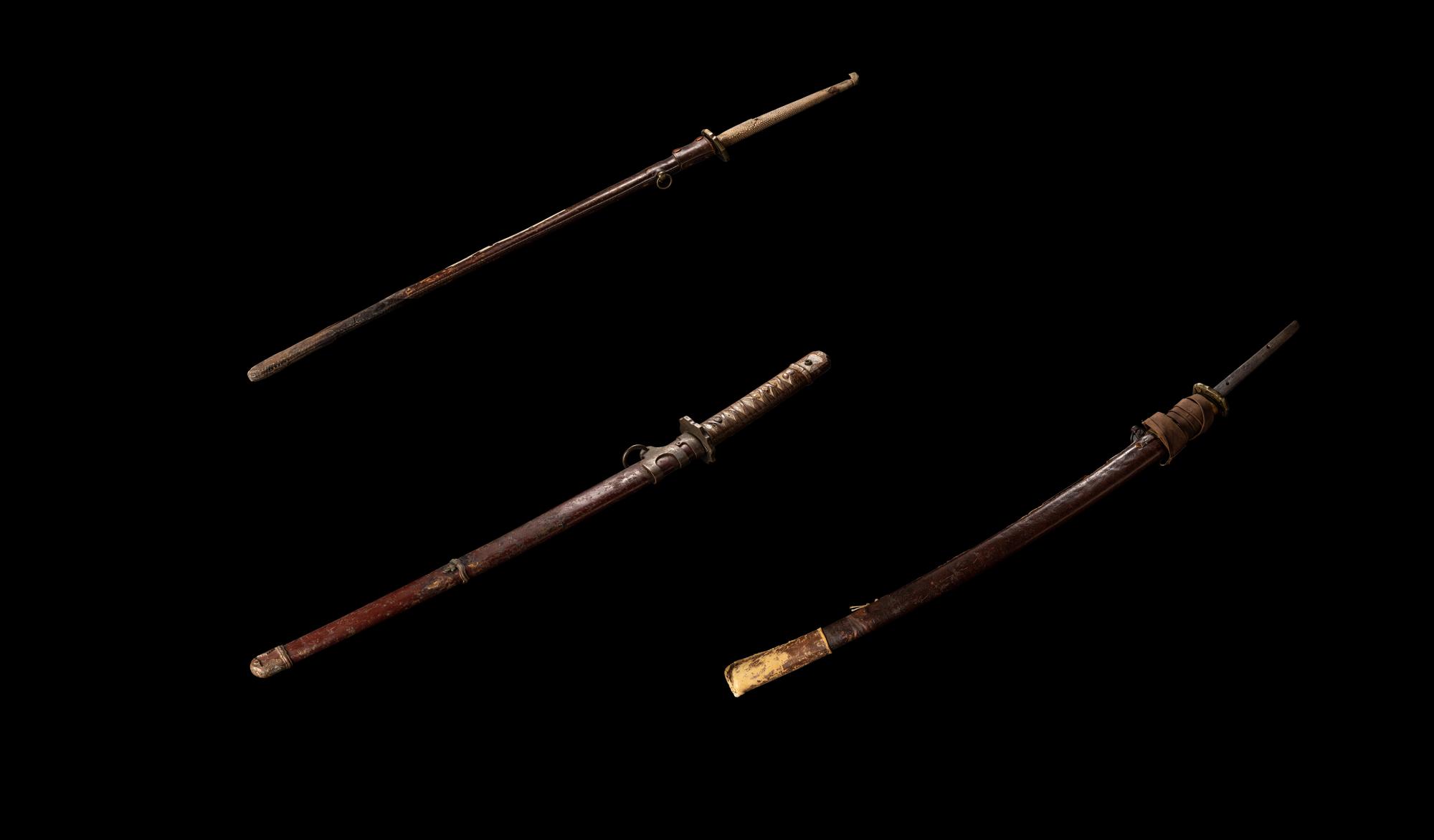 A Set of Three Japanese Swords
