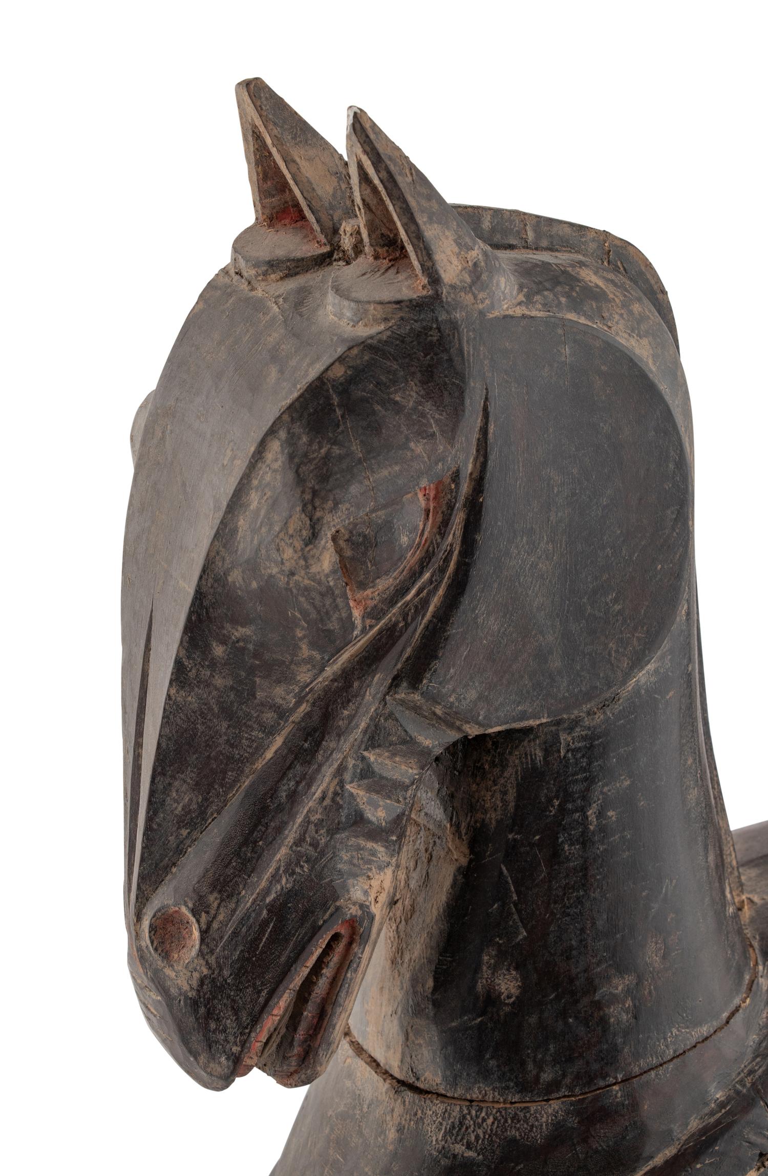 Three Chinese Archaistic Horse Models
