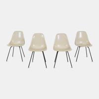 Set of Four DSX Dining Chairs Herman Miller, USA