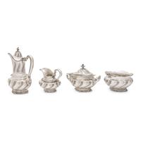 A Tiffany & Co. Silver Seven Piece Tea and Coffee Service, plus Tray