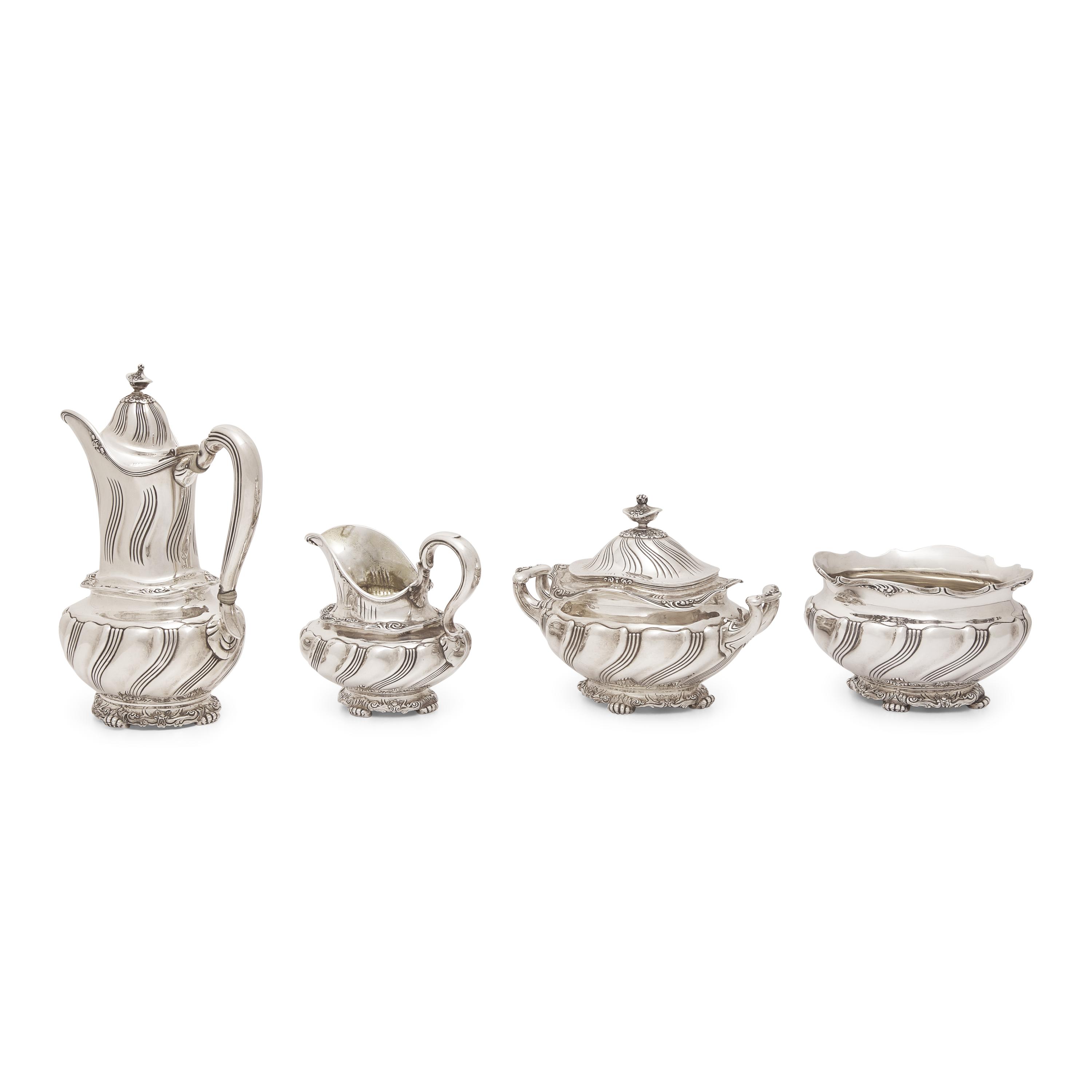 A Tiffany & Co. Silver Seven Piece Tea and Coffee Service, plus Tray