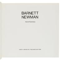 [NEWMAN, Barnett (1905-1970)]. ROSENBERG, Harold. Barnett Newman. New York: Harry N. Abrams, Inc., 1978.