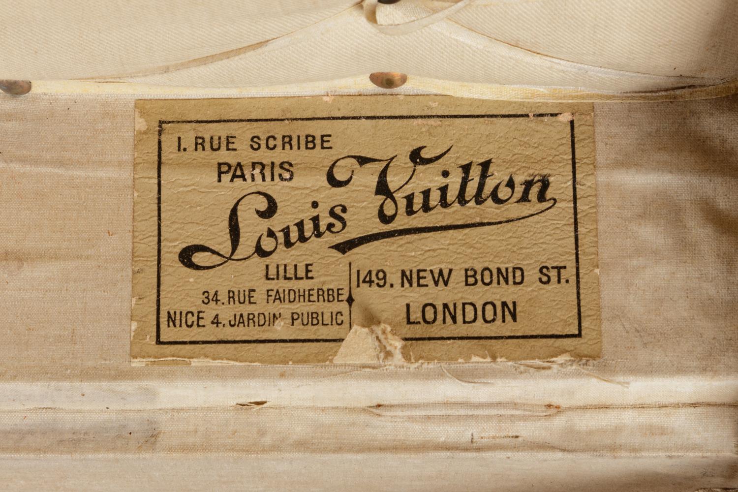 A Louis Vuitton Steamer Trunk