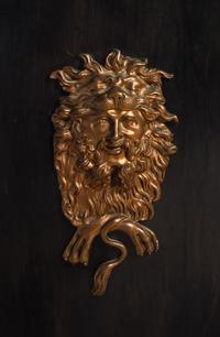A Napoleon III Gilt Bronze Mounted Ebonized Marble-Top Meuble d’Appui