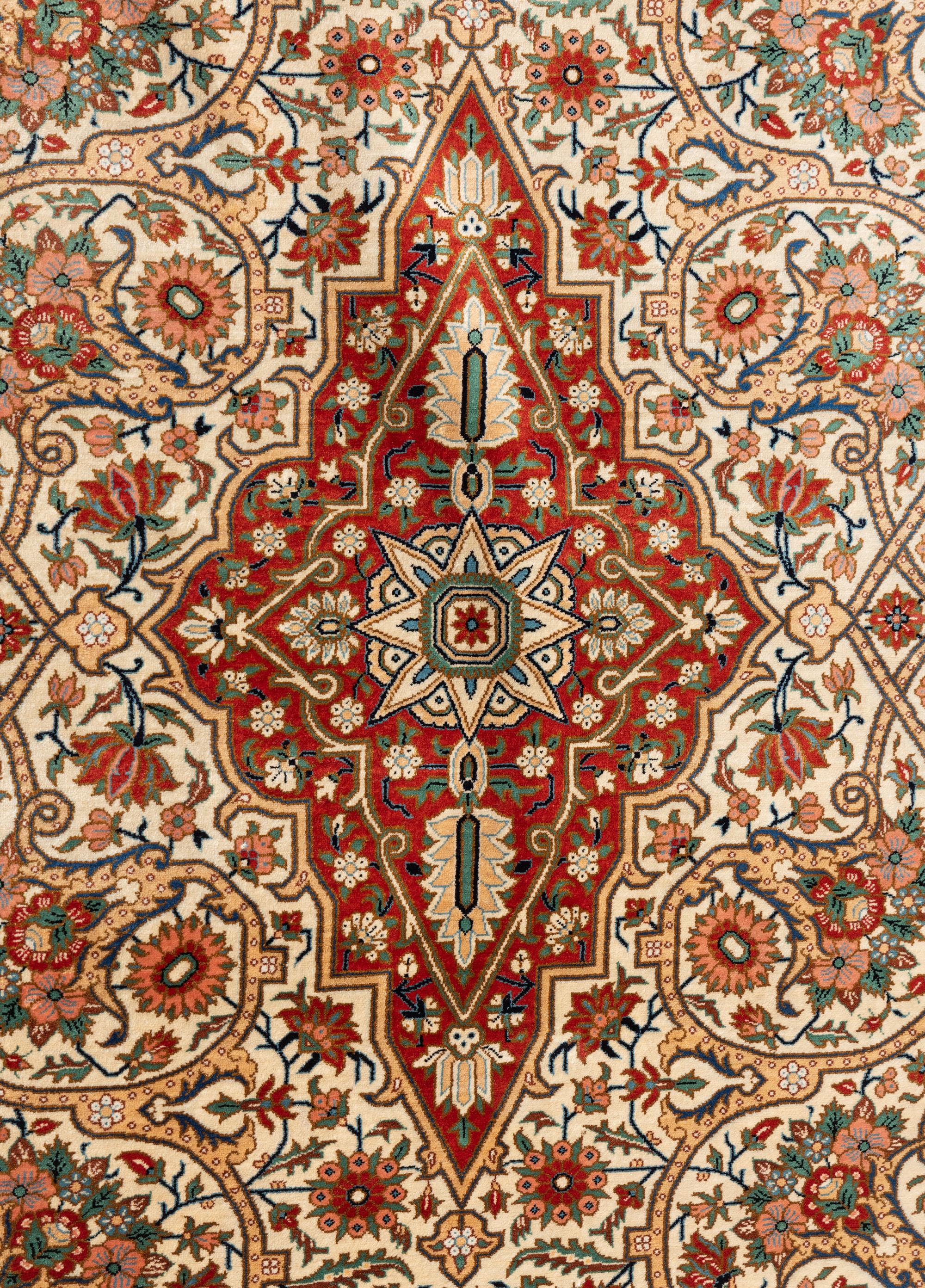 A Persian Silk Rug