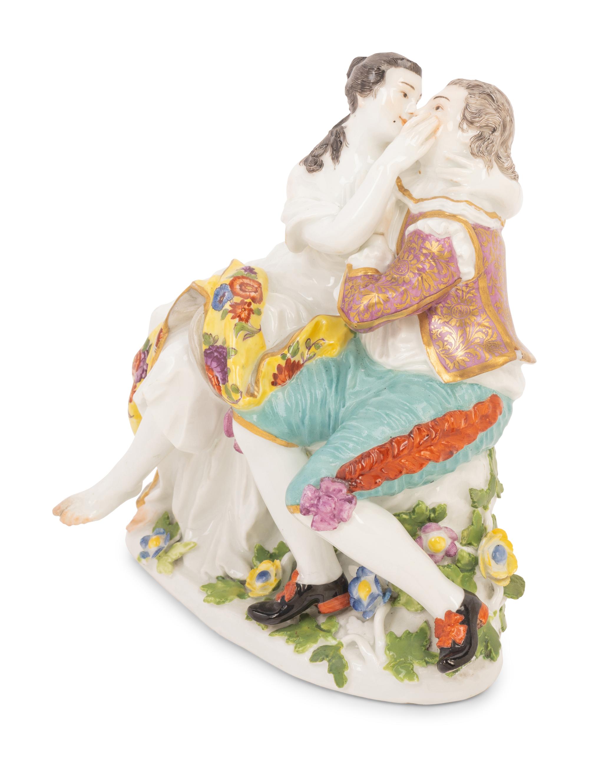 A Meissen Porcelain Figural Group