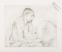 Attributed to E. Martin Hennings Copper Plate 10 x 8 inches — (American, 1886-1956)