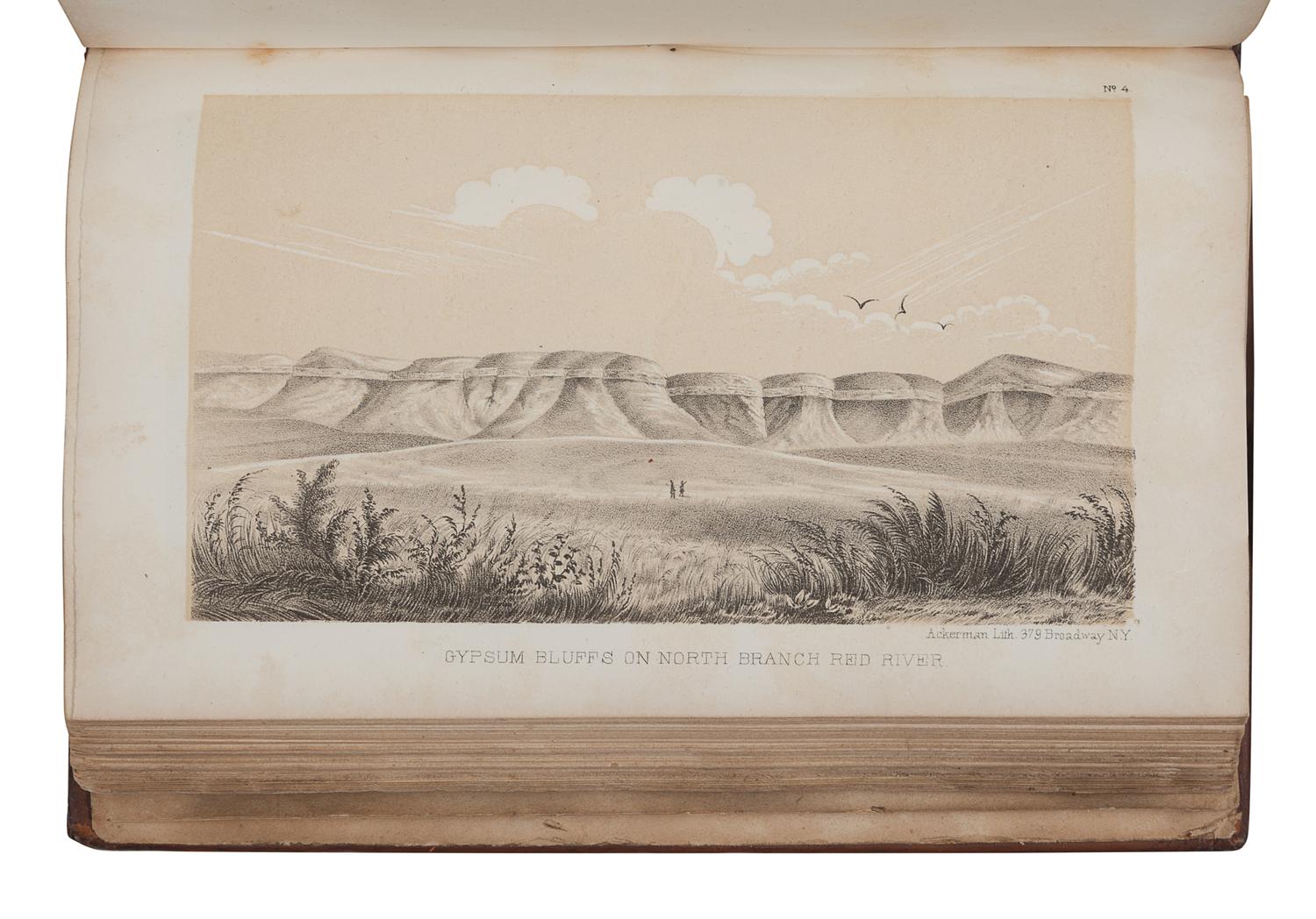 MARCY, Randolph Barnes (1812-1887). Exploration of the Red River of Louisiana, in the year 1852: By Randolph B. Marcy, ... assisted by George B. McClellan . Washington, D. C.: Robert Armstrong, 1853.