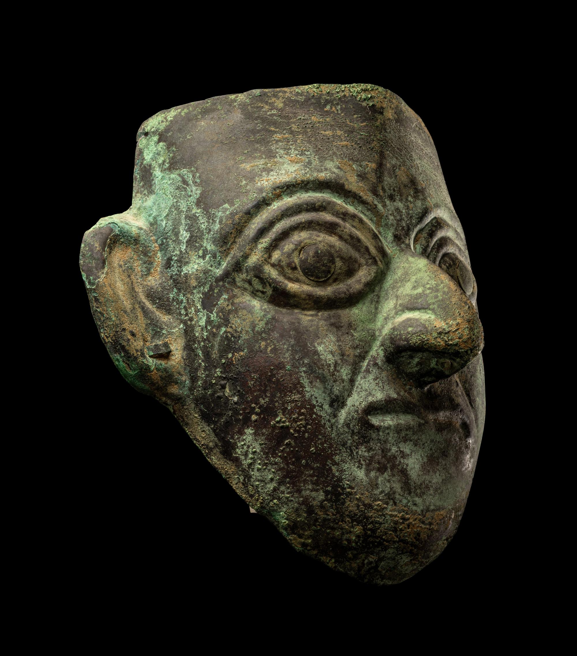 A Moche Copper Mask