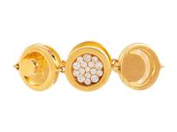 An 18 Karat Yellow Gold and Diamond Ring, Fred,