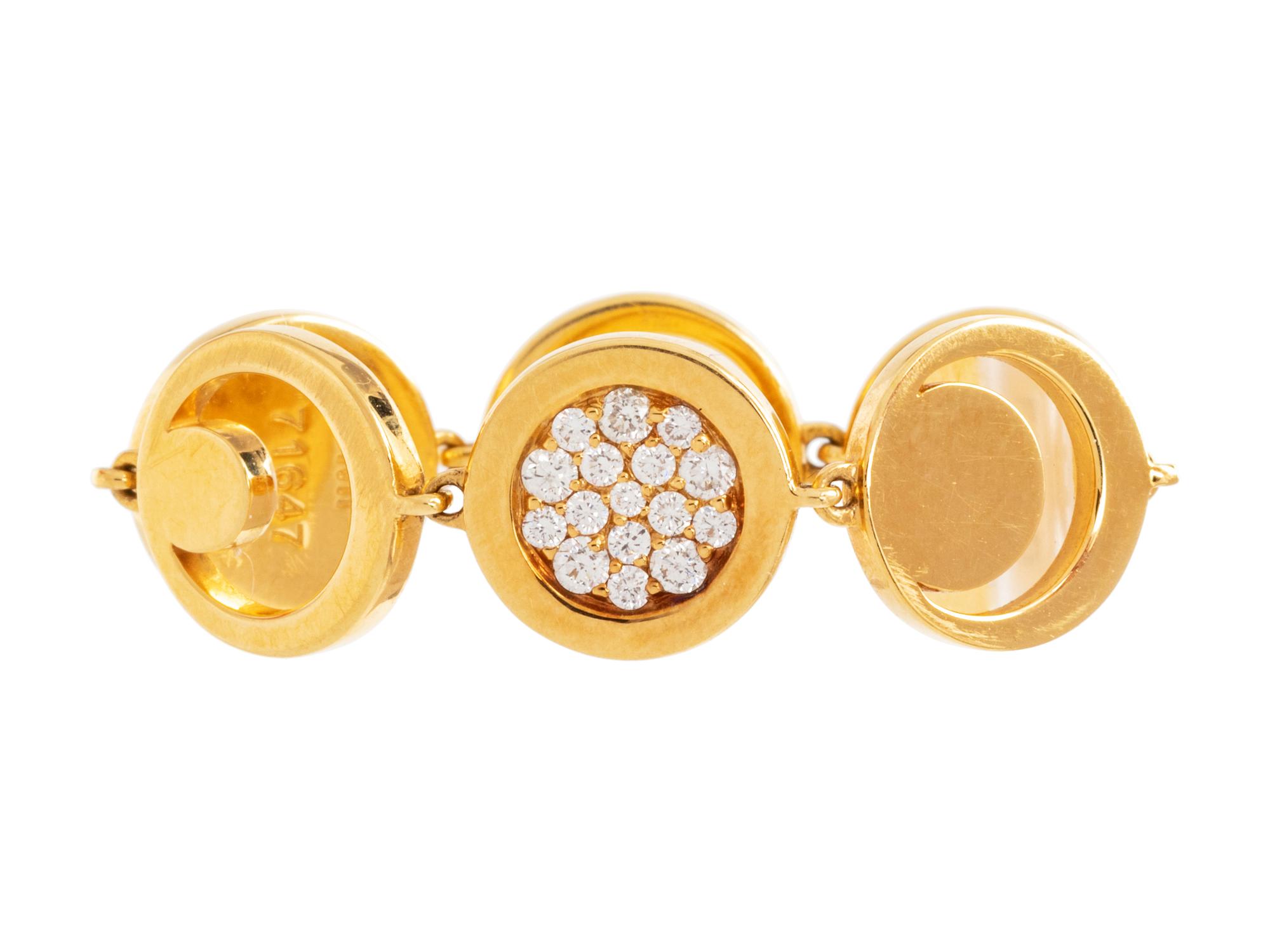An 18 Karat Yellow Gold and Diamond Ring, Fred,