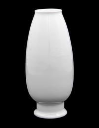 A White Glazed Porcelain Vase