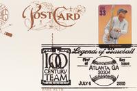 A Collection of 24 Legends of Baseball First Day of Issue Perez Steele Postcards,