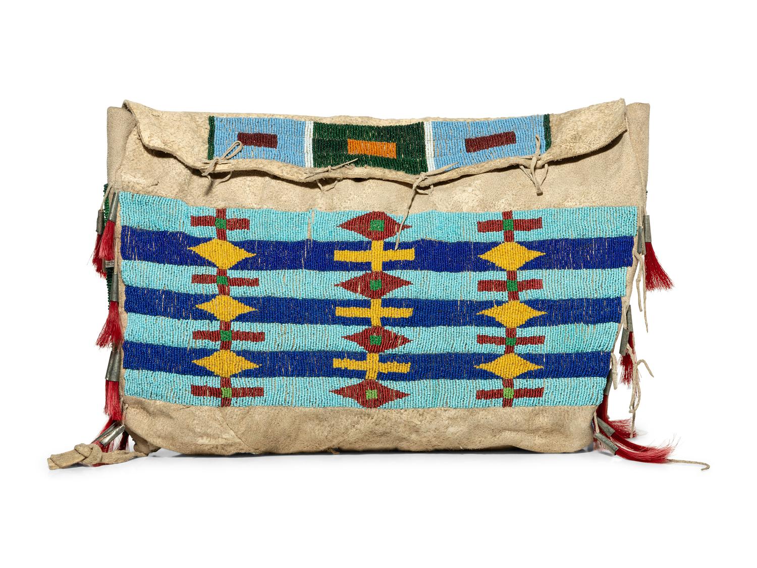 Sioux Beaded Hide Possible Bag