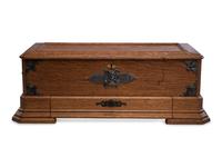 A Swiss Three-Cylinder Oak Music Box