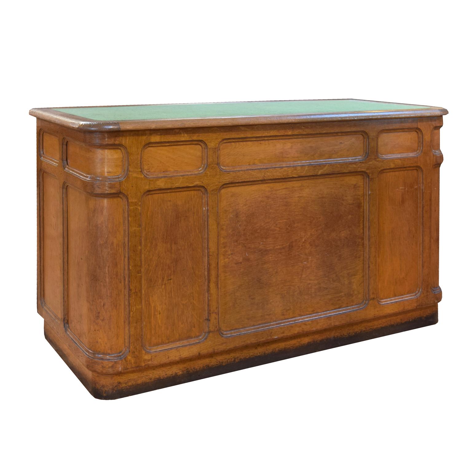 An Oak Store Counter with Six Drawers 59" W x 25.5" D x 33.25" H — France, Circa 1900