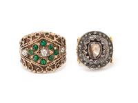 COLLECTION OF DIAMOND RINGS