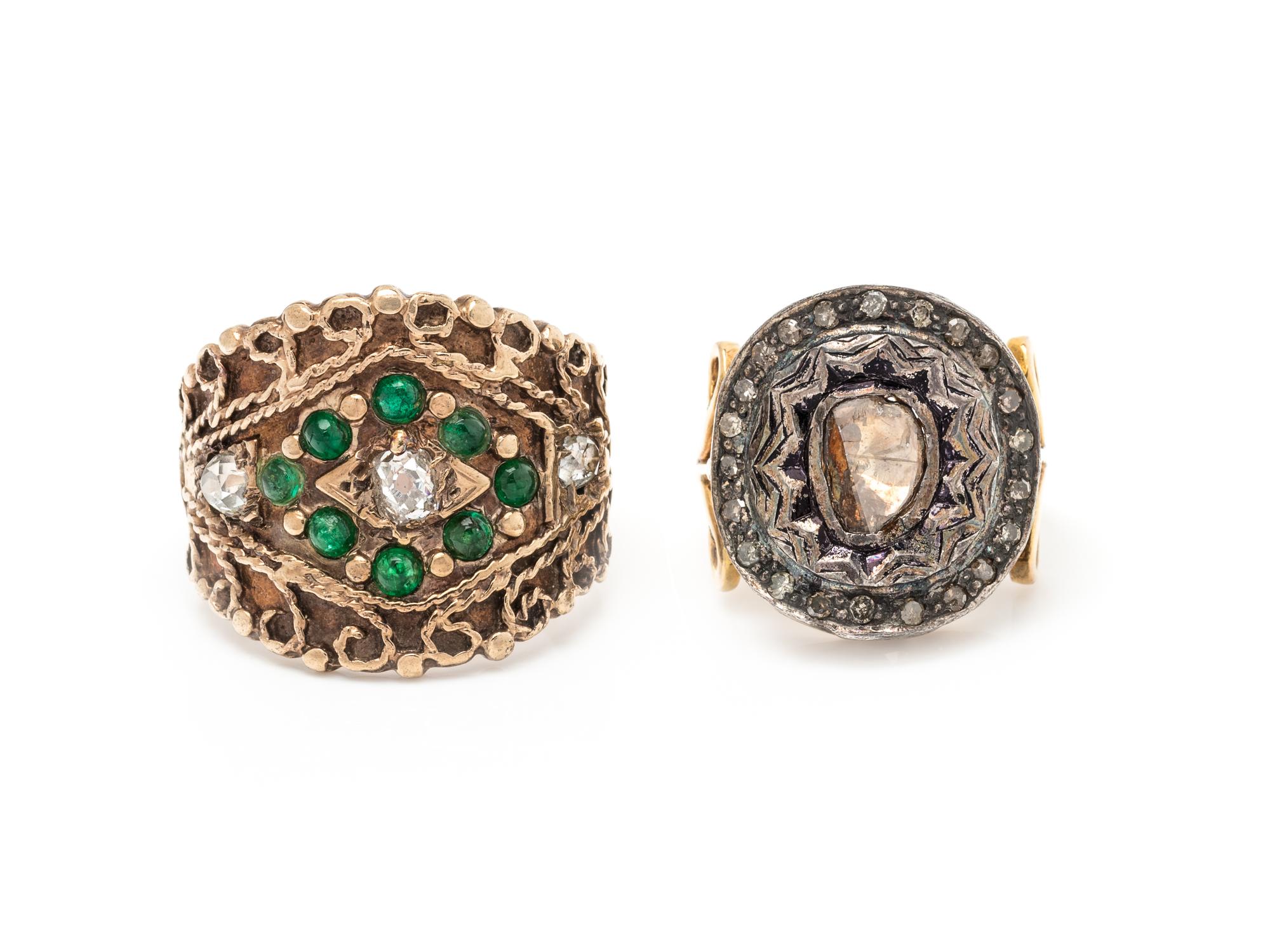 COLLECTION OF DIAMOND RINGS