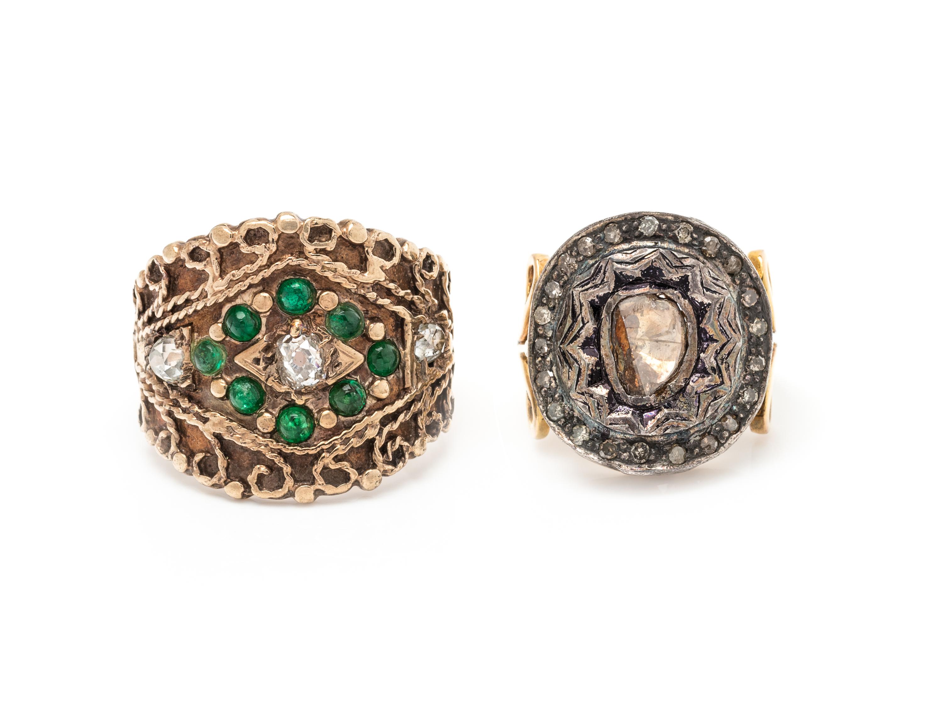 COLLECTION OF DIAMOND RINGS