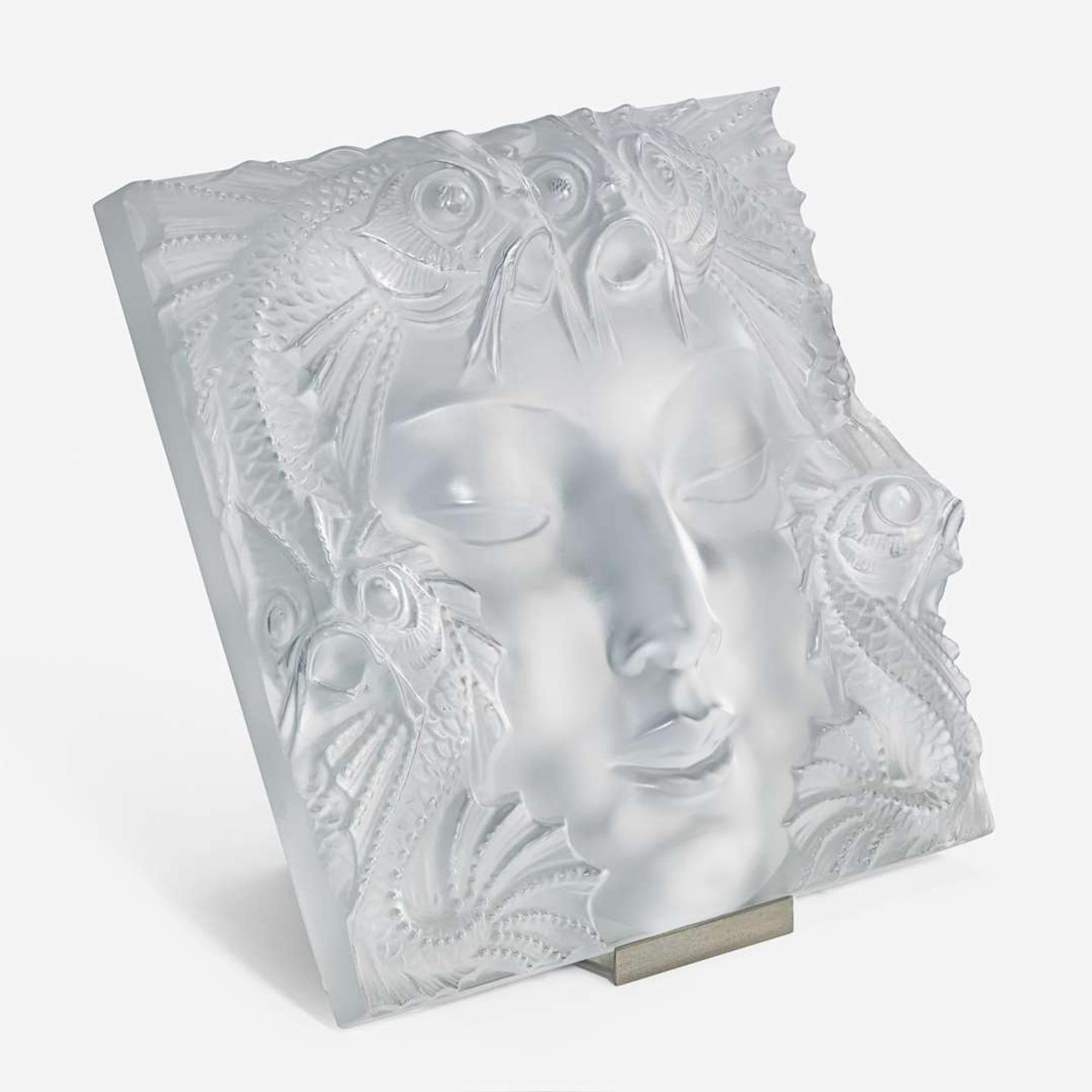 René Lalique (French, 1860-1945) "Masque de Femme", France, Designed 1935, the Present Lot circa 1980s