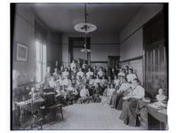 [EDUCATION]. 10 large format glass negatives featuring students at Wilberforce University.