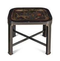 A Painted Tôle Tray Table