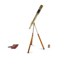 An English Brass Telescope on Stand
