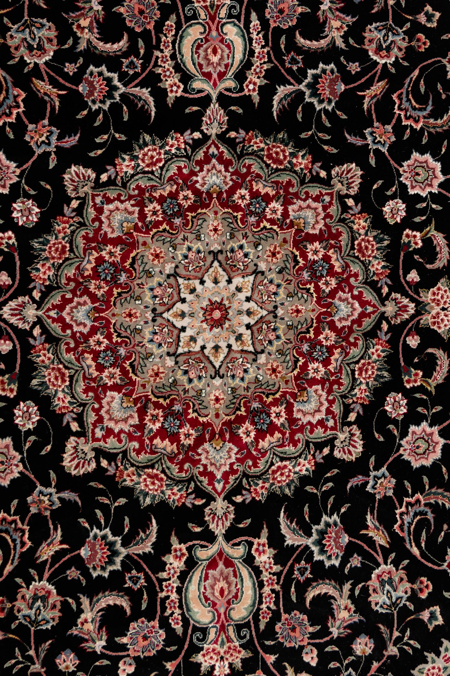 A Qum Wool Rug