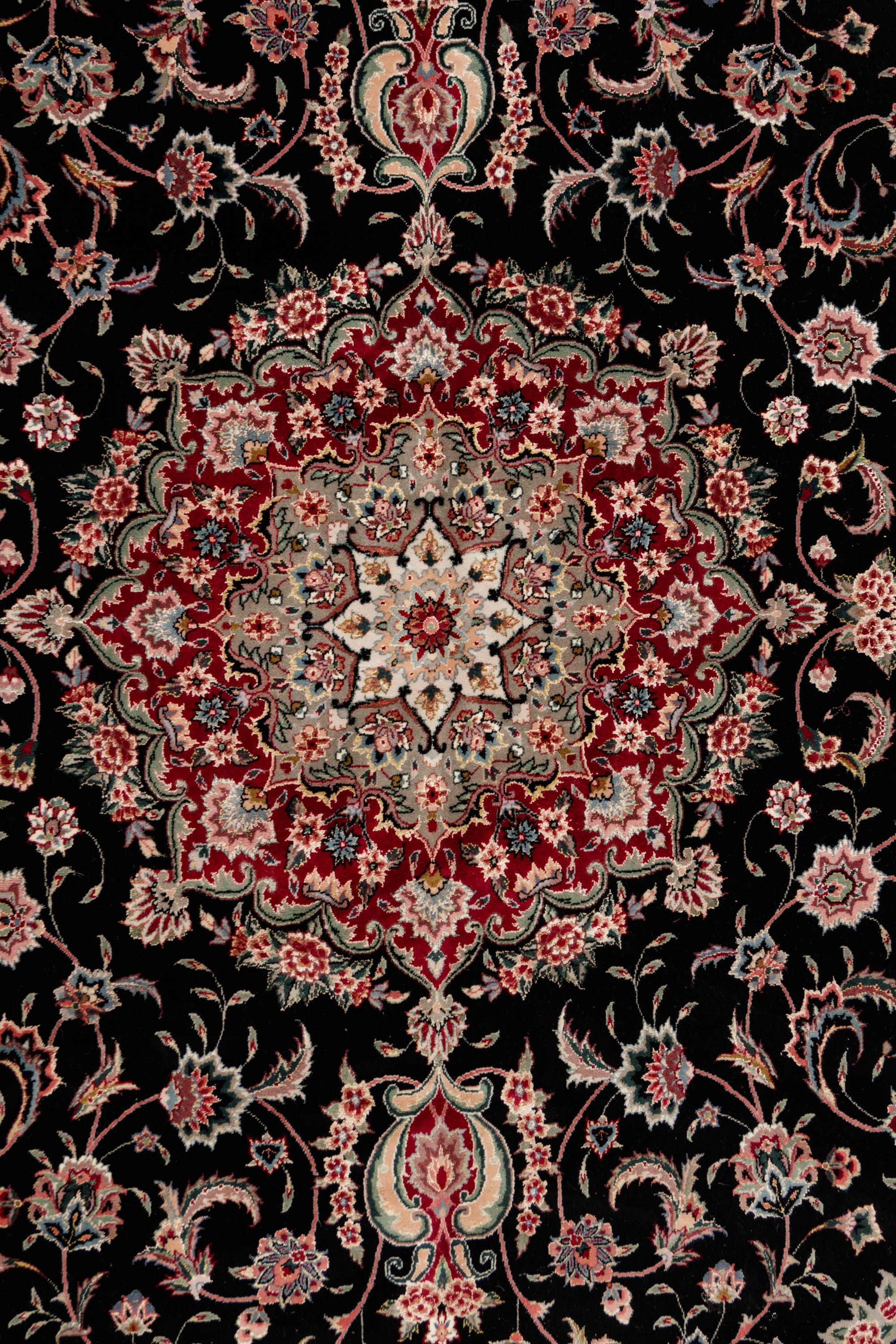 A Qum Wool Rug