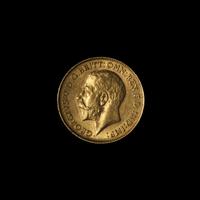 [GREAT BRITAIN] 1918 George V Gold Half Sovereign