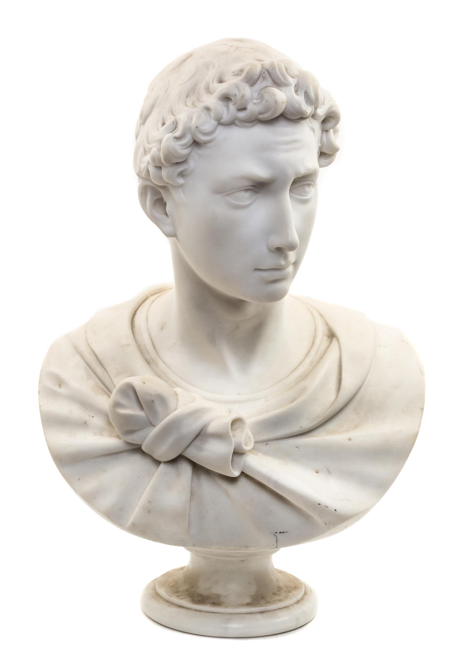 Artist Unknown, (Italian, 19th Century), Young Man with Curly Hair