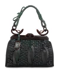 Christian Dior Limited Edition Woven Leather Samourai Bag, 2007