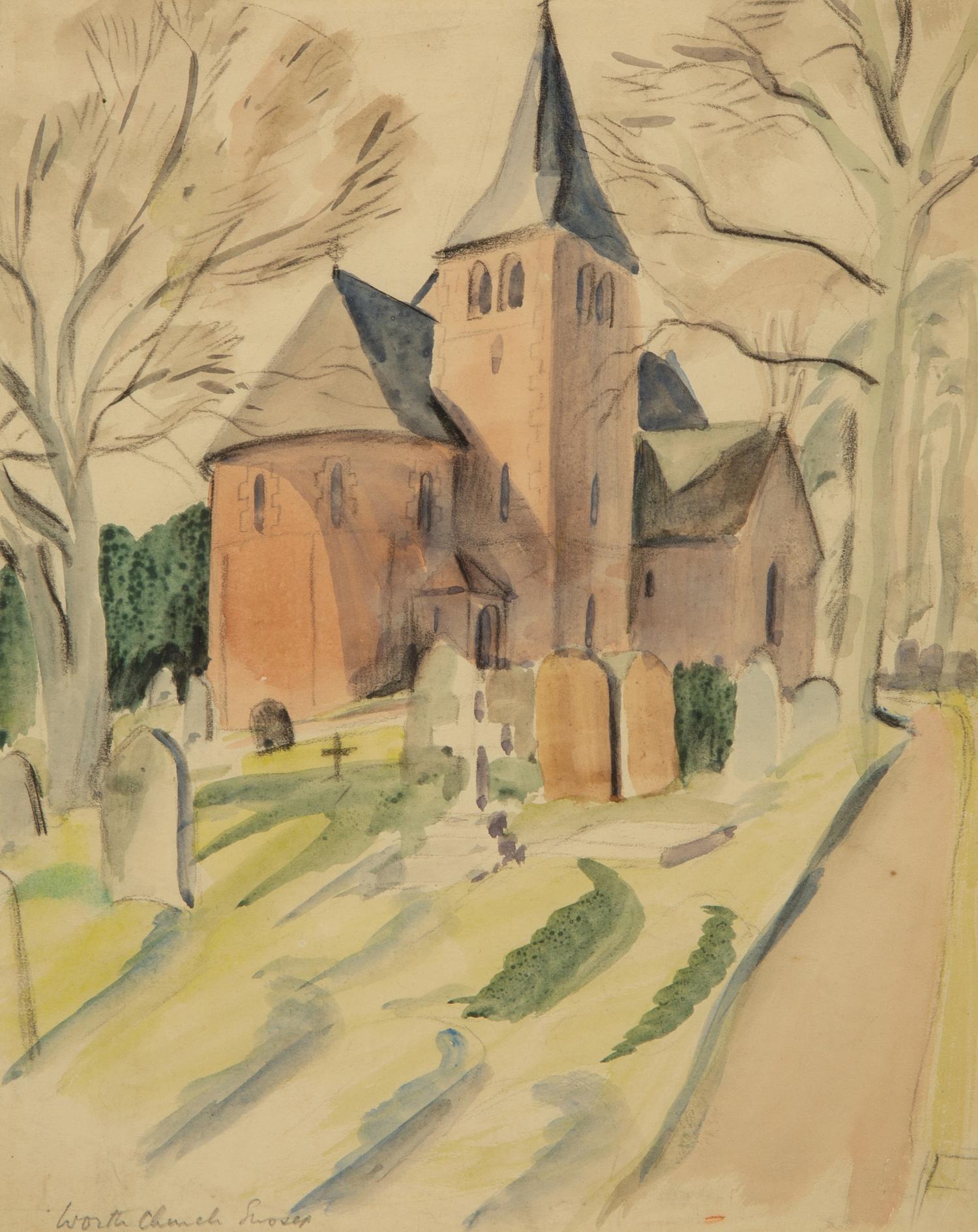 Worth Church, Sussex , circa 1930