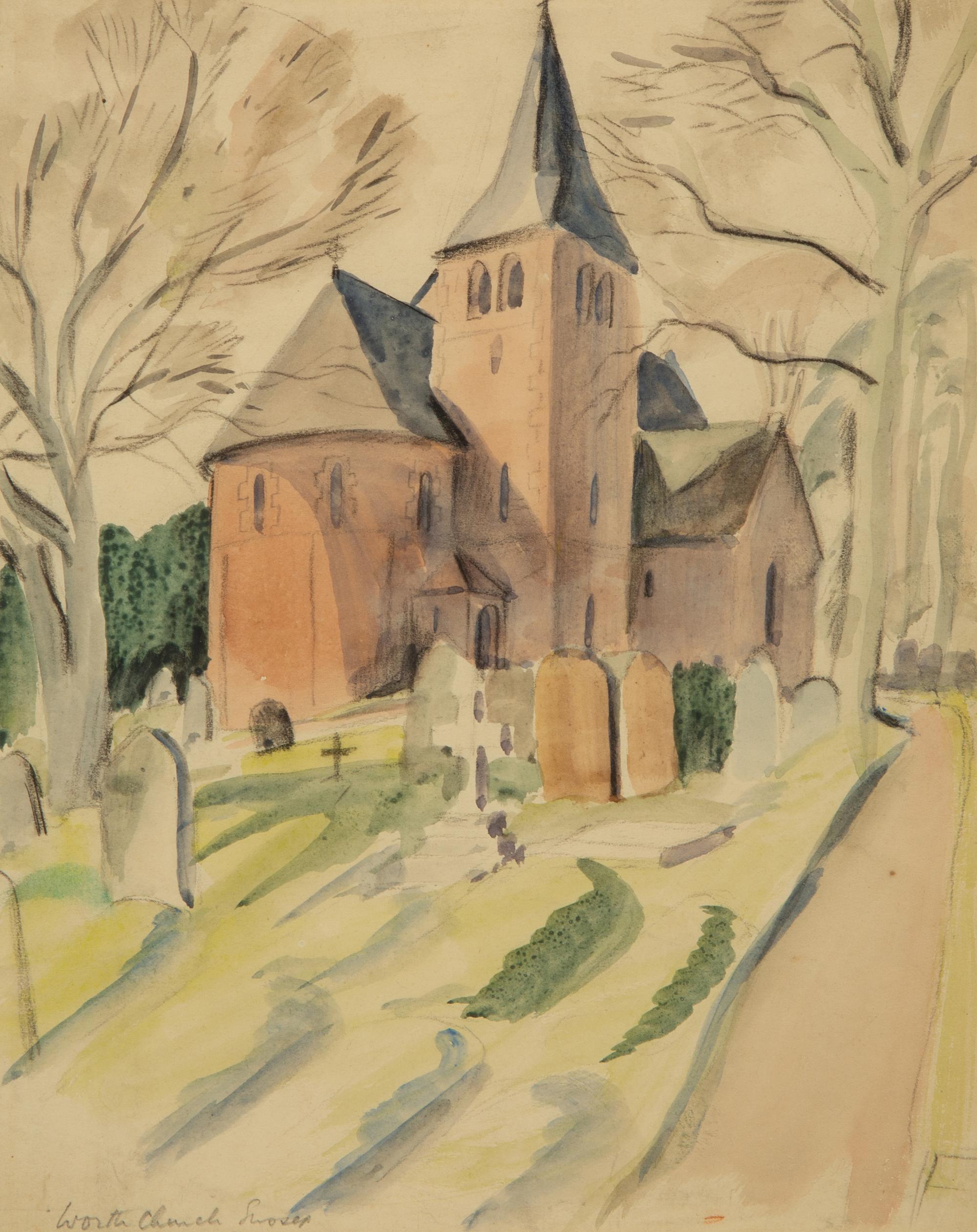 Worth Church, Sussex , circa 1930